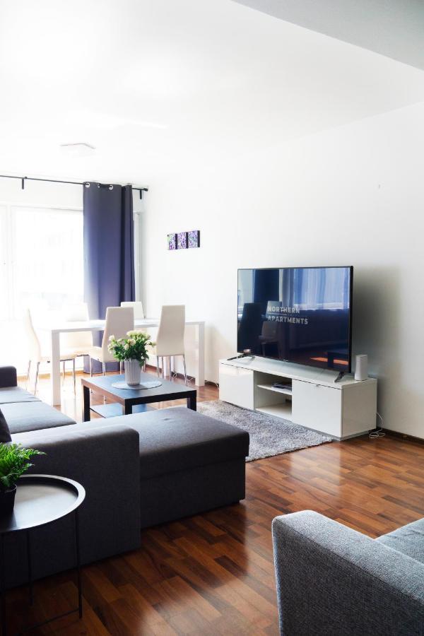 Oulu City Center 4-Room Apartment Parking Esterno foto